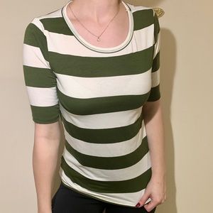 Large striped tee